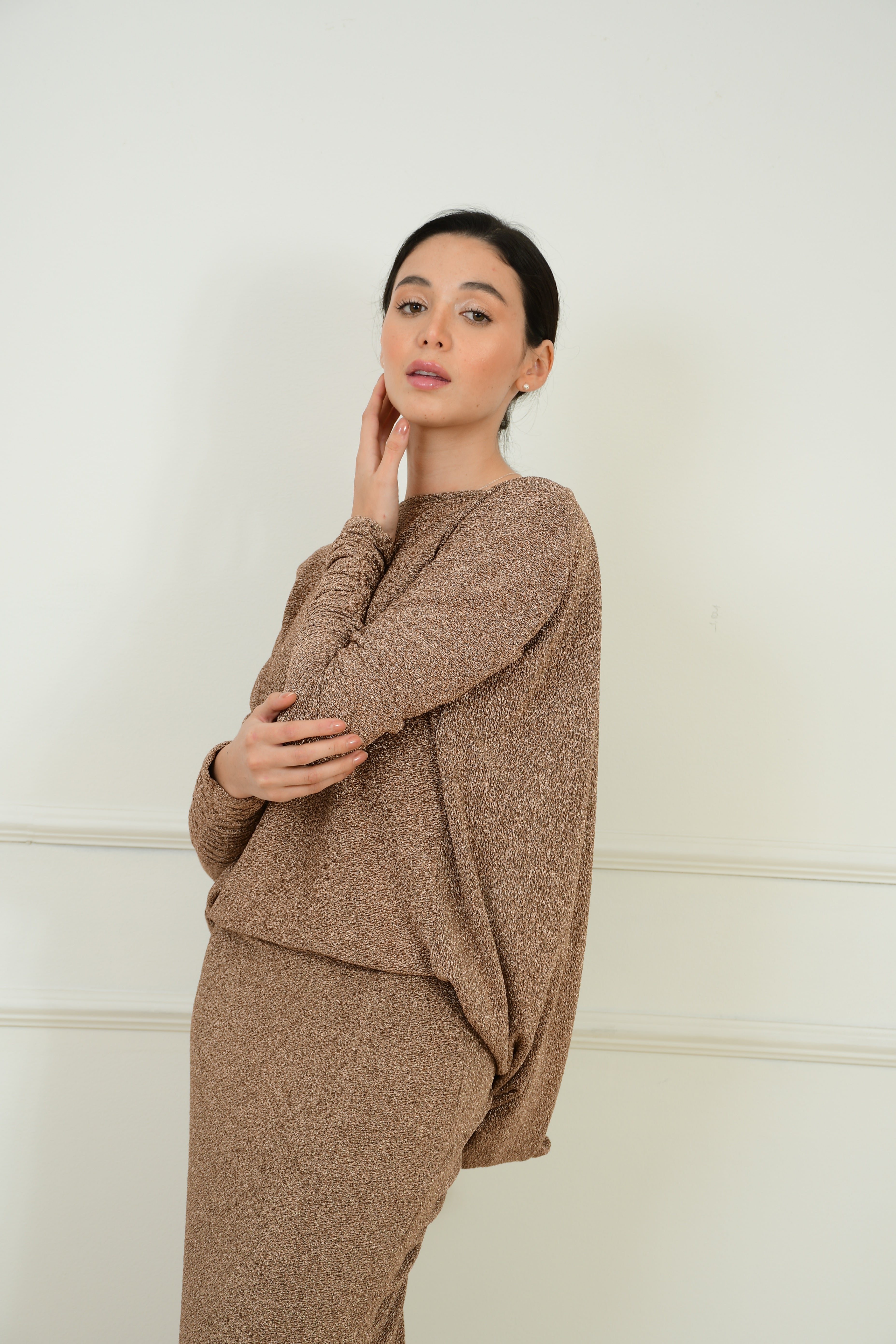 VESTIDO BABERO BRILLANTE