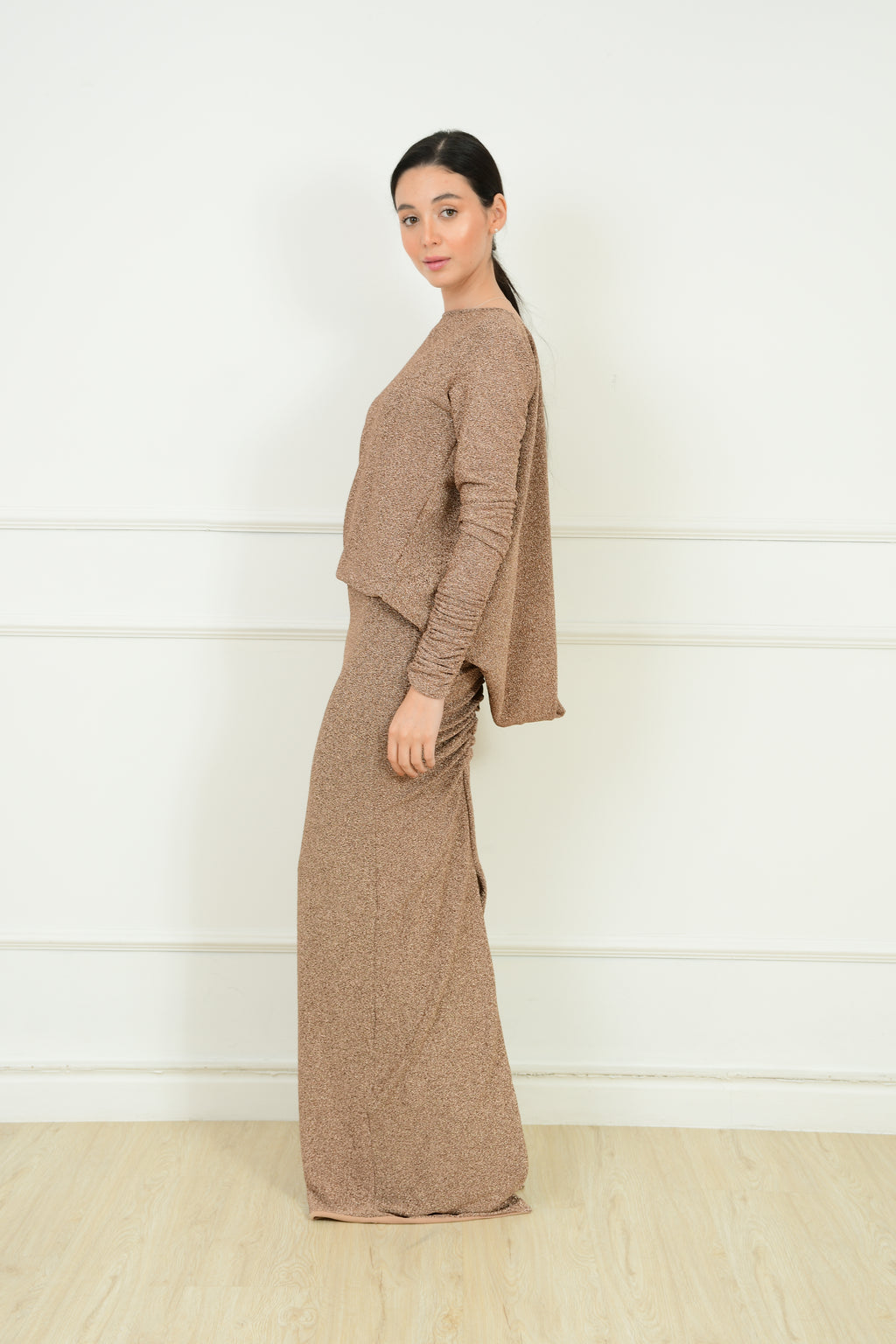 VESTIDO BABERO BRILLANTE