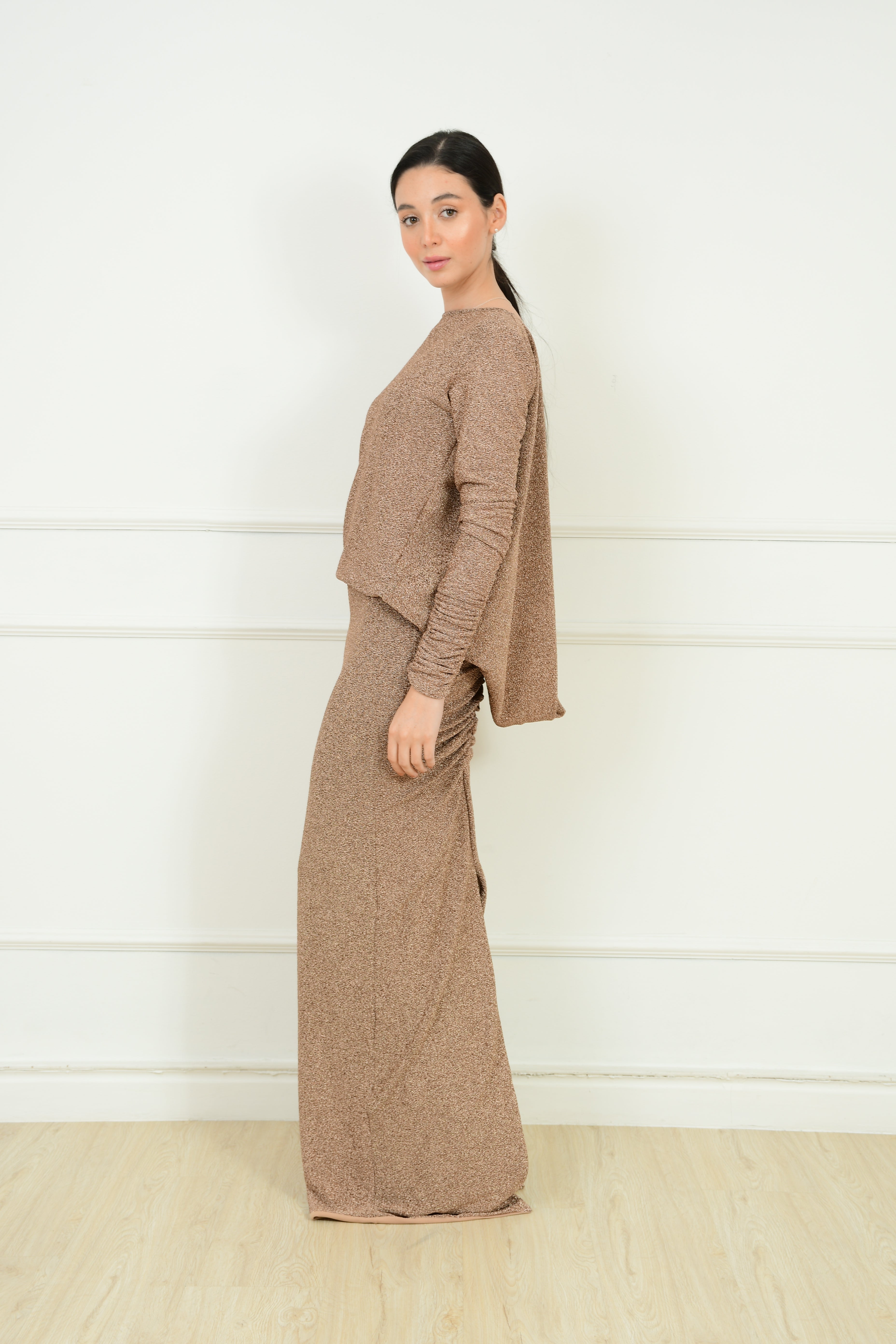 VESTIDO BABERO BRILLANTE